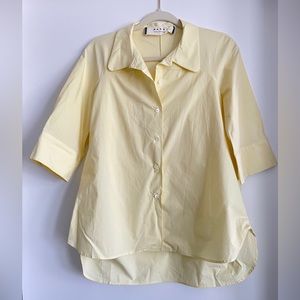 Marni cotton poplin button up